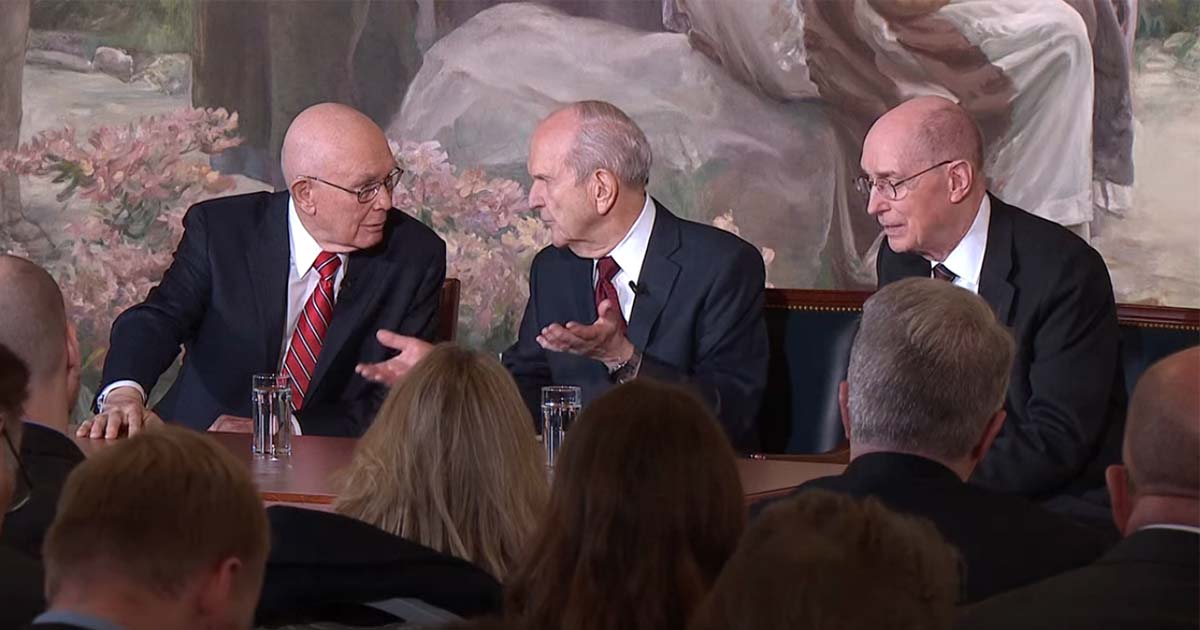 LDS First Presidency Press Conference