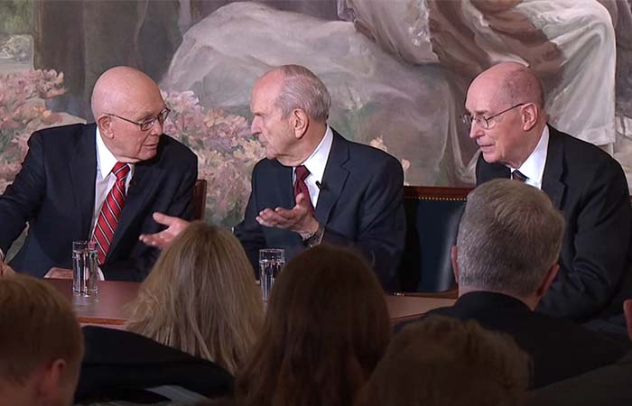 LDS First Presidency Press Conference