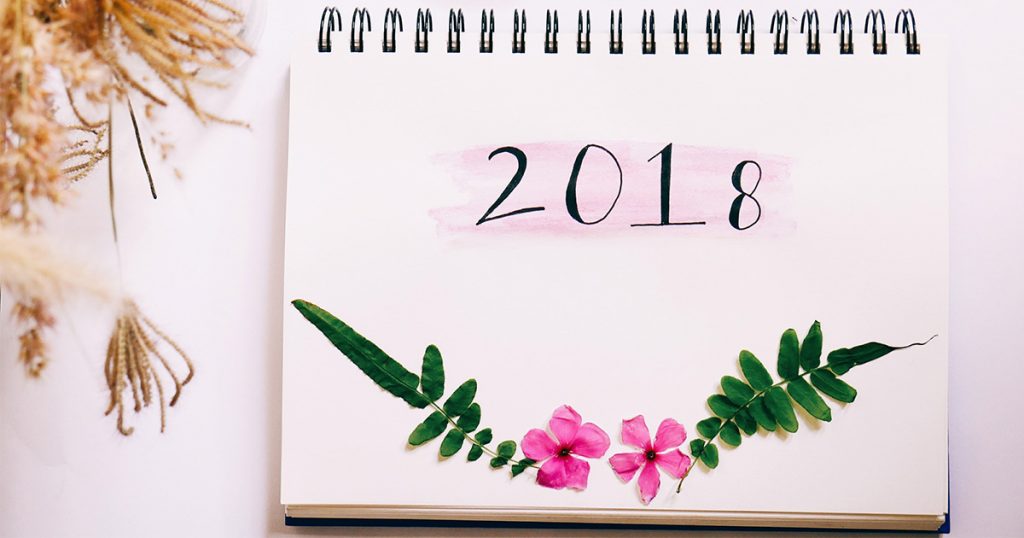 2018 Calendario