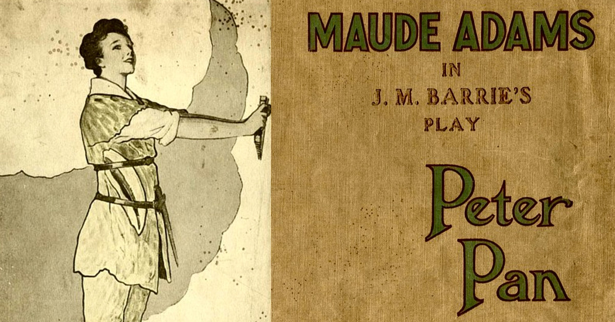 Maude Adams como Peter Pan