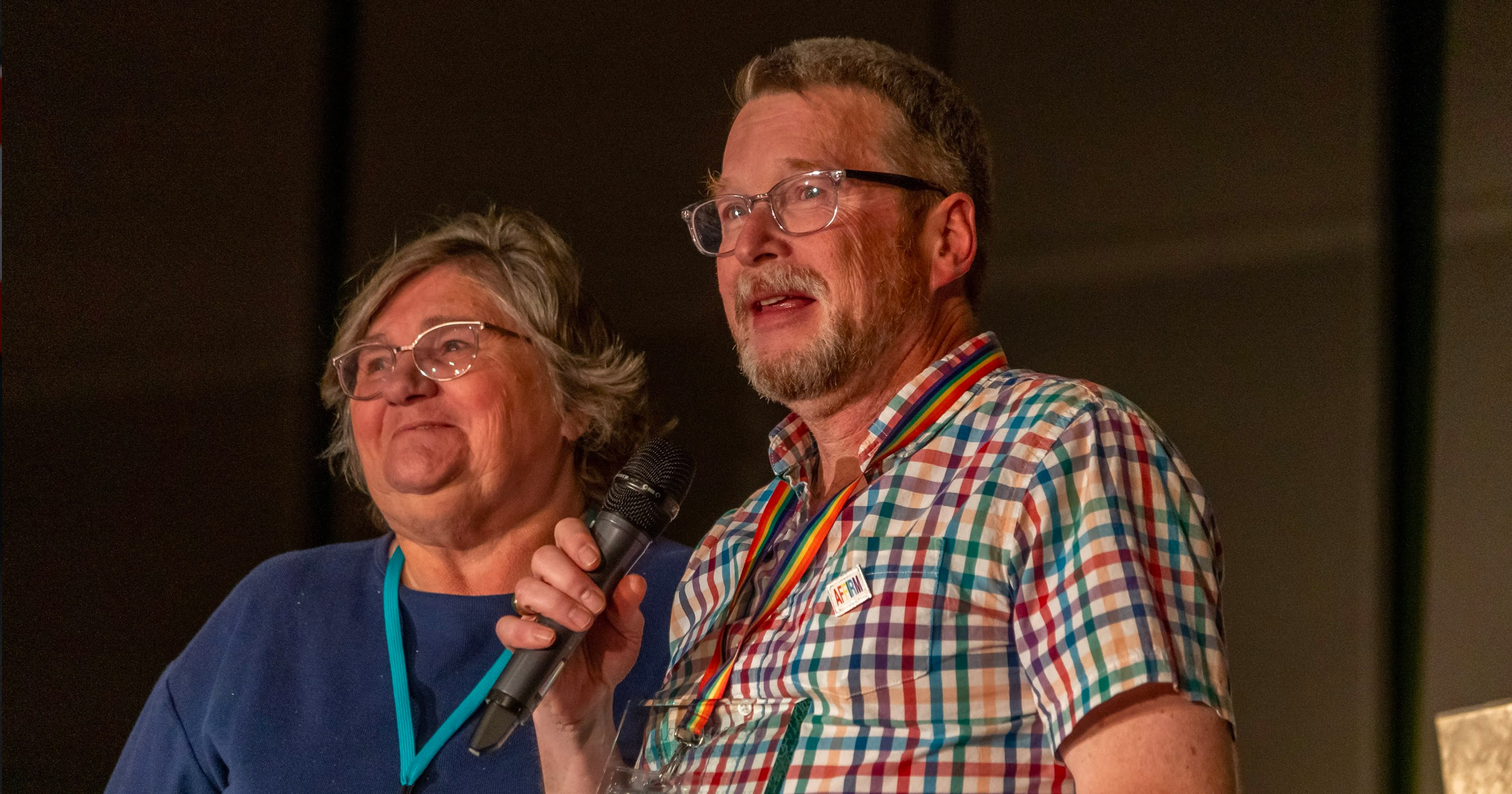 Ron and Sue Raynes 2019 Affirmation International Conference Mortensen Award