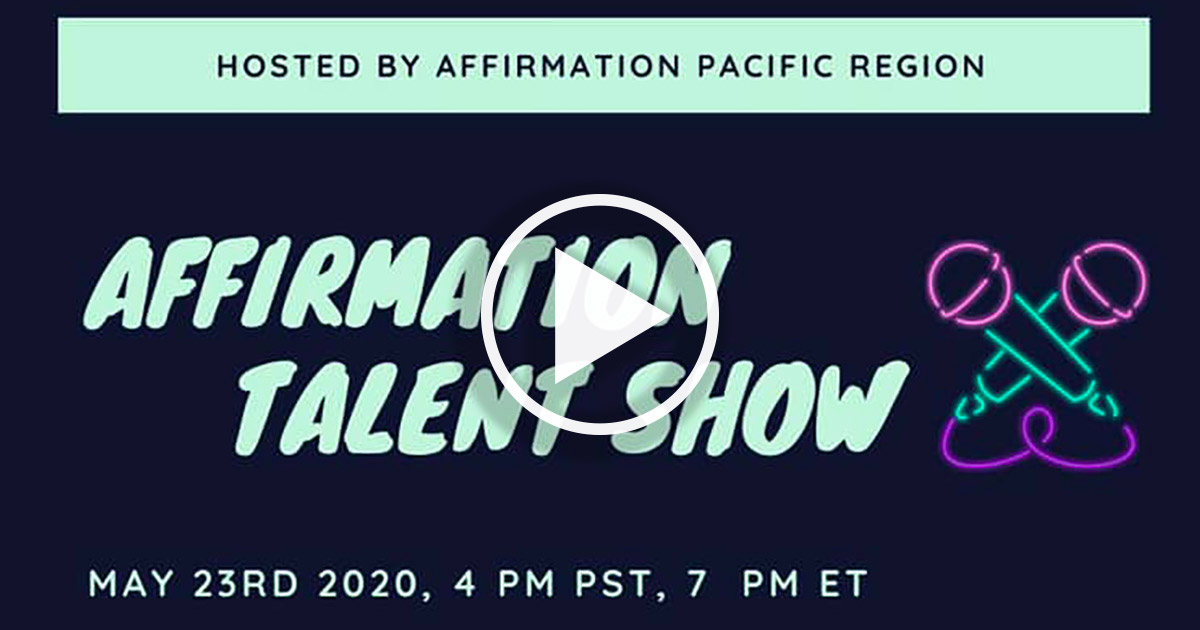 Botón de reproducción del programa de talentos de la región del Pacífico