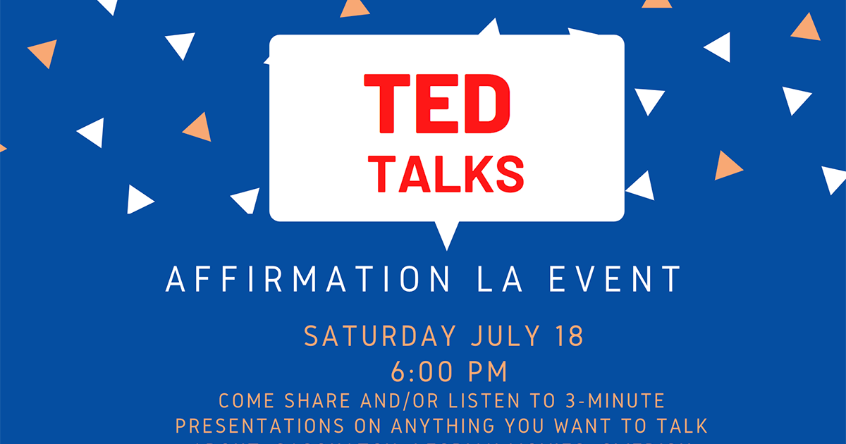 Los Angeles Ted Talks 18 de julho