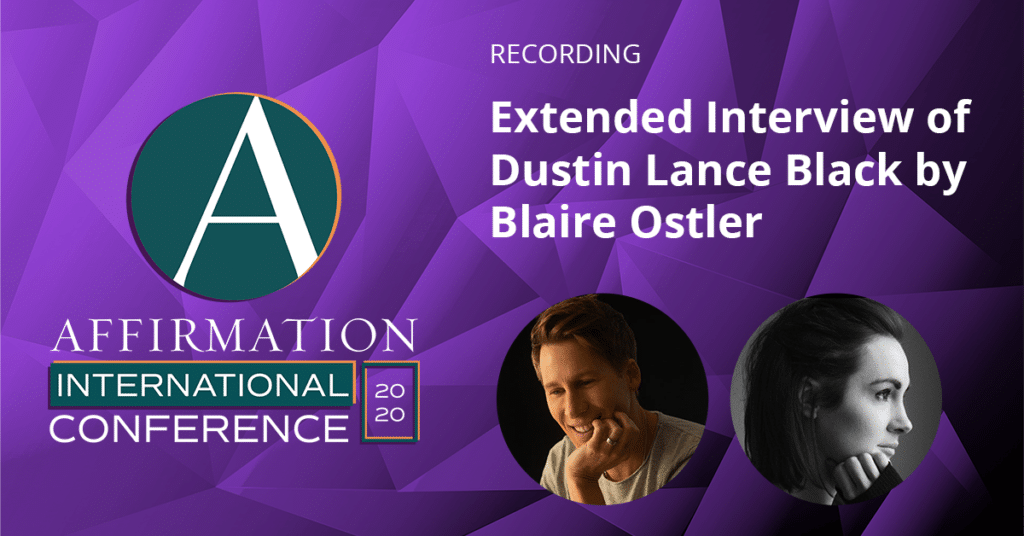 Extended: Dustin Lance Black and Blaire Ostler