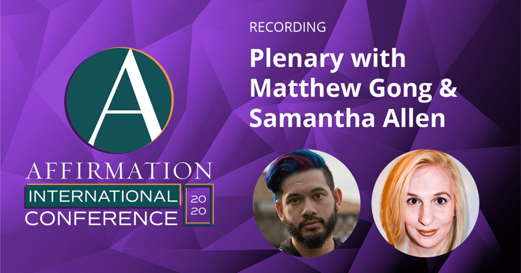 Plenary with Matthew Gong and Samantha Allen