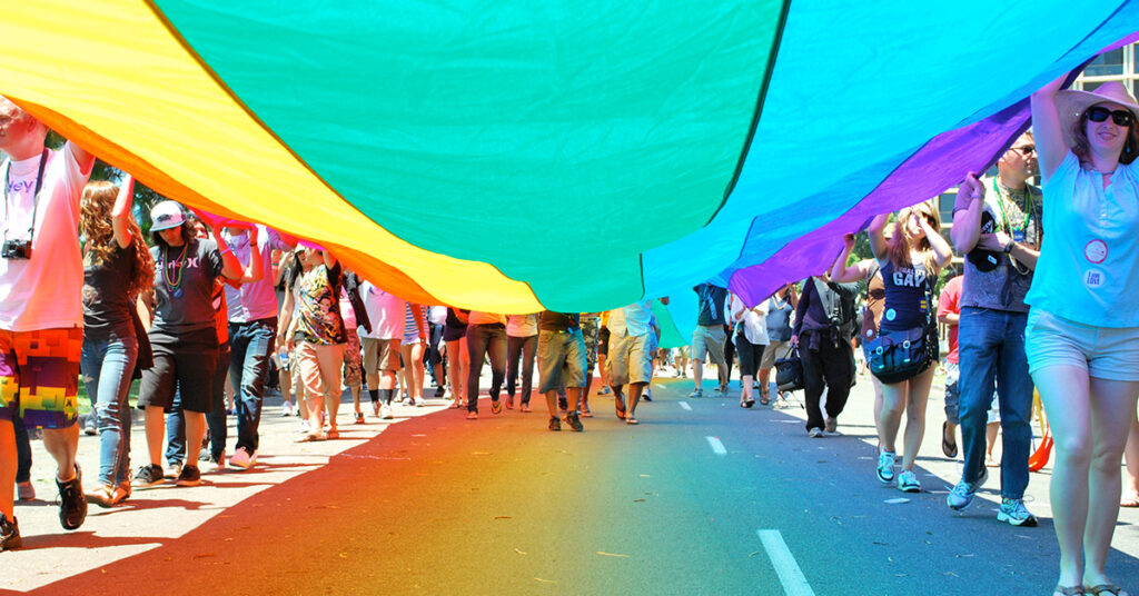 Rainbow Flag March