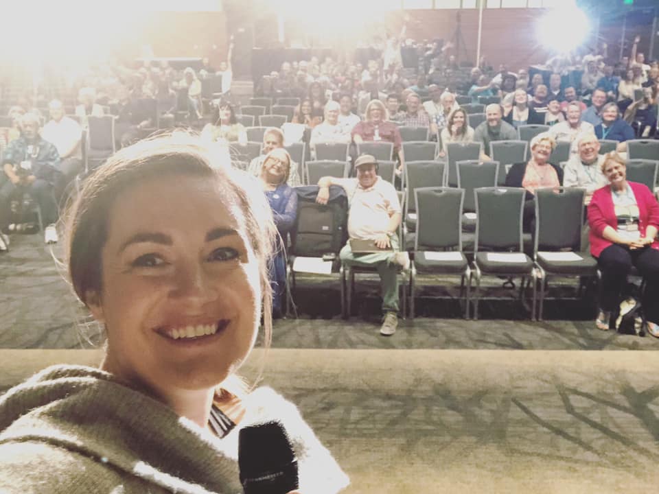 Selfie de la Conferencia Internacional Blaire Ostler 2019